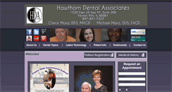 Desktop Screenshot of hawthorndental.net